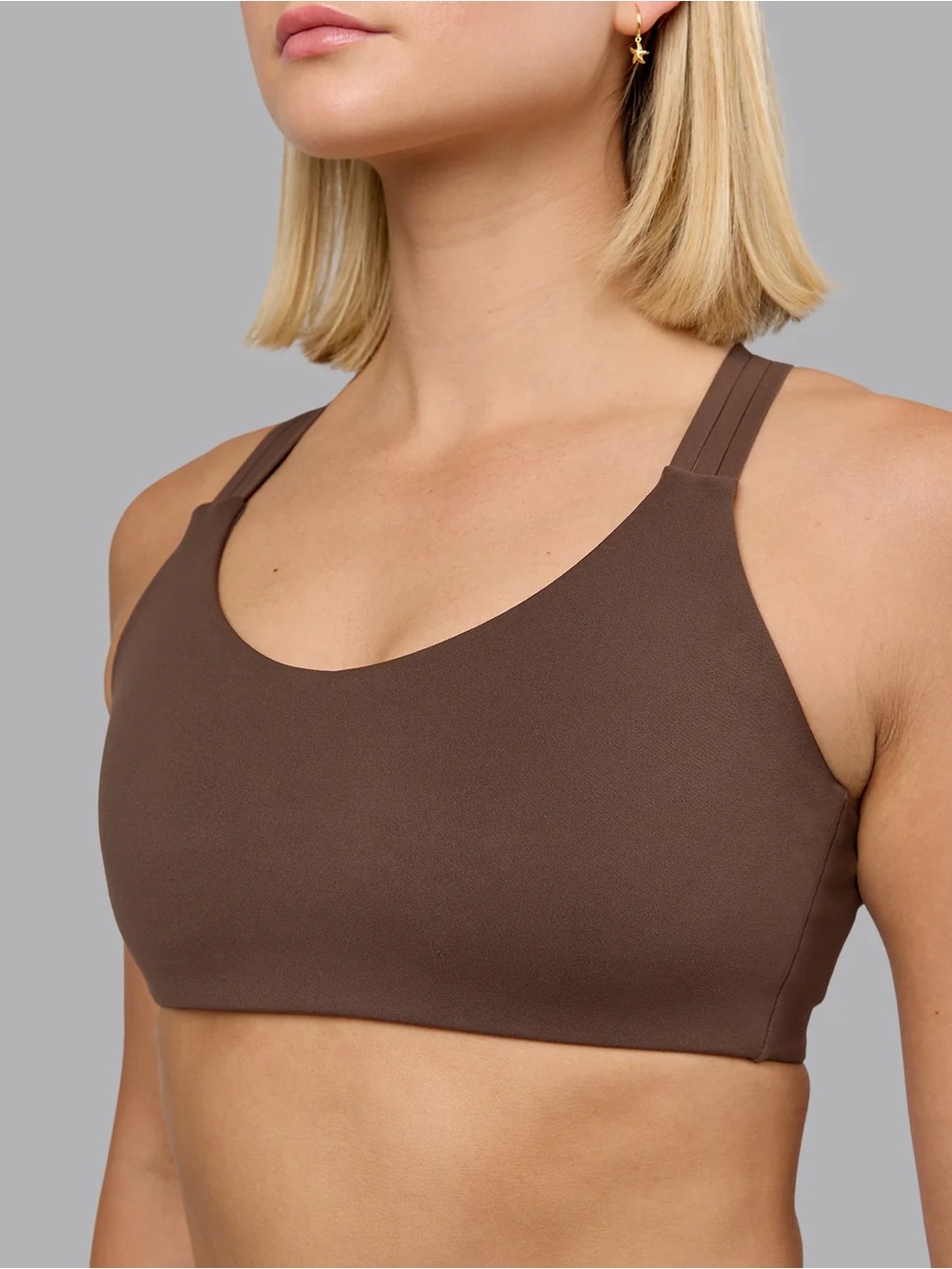 LSKD : Push the limits sports bra - chocolate martini